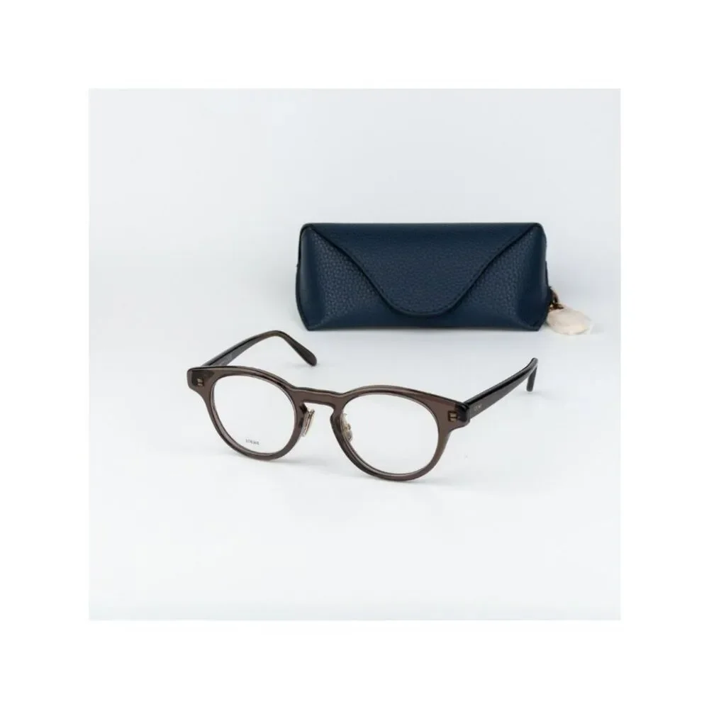 Loewe Women Eyeglasses Brown Round LW50085F 050 NEW AUTHENTIC